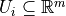 U_i \subseteq \mathbb{R}^m